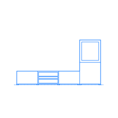 Furniture Entertainment Center Media Center Ikea Besta Tv Storage Combination Base L Shape Digital Sketch Svg Design, Free Vectors File